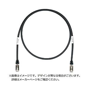 パンドウイット パンドウイット　CAT6A／CAT6　シールドパッチコード　2．5m　黒　STP6X...