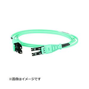 パンドウイット　プッシュブル式ＬＣデュプレックス光ファイバーパッチコード　ＯＭ３　２ｍ　１本入り　Ｆ...