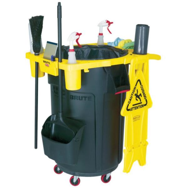 ニューウェルラバーメイド社 ブルートリムキャディー  イエロー 9W8704