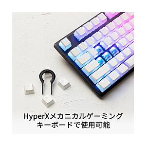 HYPERX 〔キーキャップ〕 英語配列 Pudding Keycaps - Full Key Se...