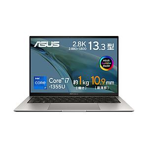 ノートパソコン Zenbook S 13 OLED バサルトグレー UX5304VA-NQI7W ［13.3型 /Windows11 Home /intel Core i7 /メモリ：16GB /SSD：512GB /WPS Office /日本…｜y-sofmap