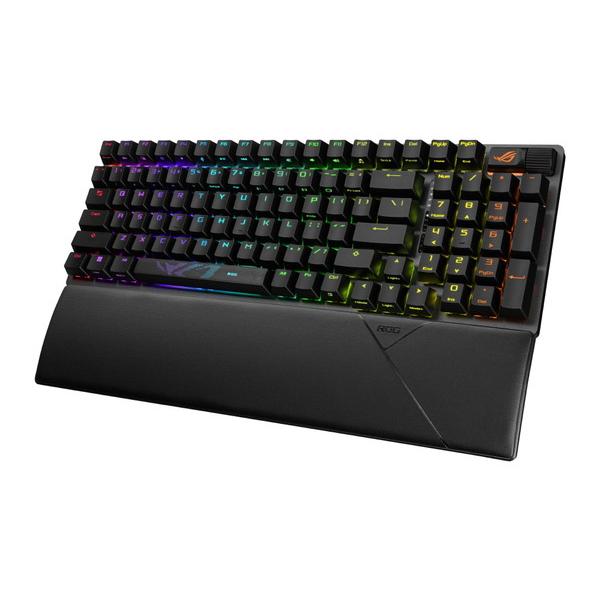ゲーミングキーボード＋リストレスト ROG Strix Scope II 96 Wireless(英...