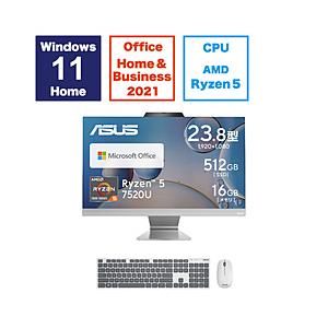 M3402WFAK-WA018WS デスクトップパソコン ASUS M3402WFAK ホワイト ［...