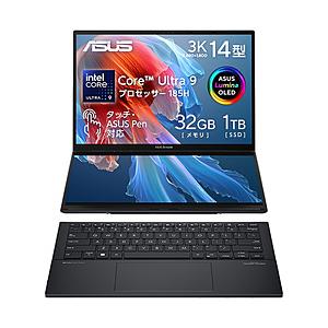 ASUS(エイスース) ノートパソコン Zenbook DUO UX8406MA インクウェルグレー...