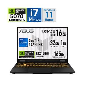 ASUS(エイスース) ゲーミングノートパソコン FX608JPR-I7R5070[RTX5070]