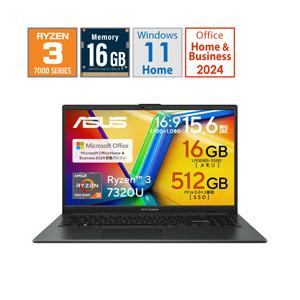 ノートパソコン Vivobook Go 15 ミックスブラック E1504FA-R3165BWS ［...