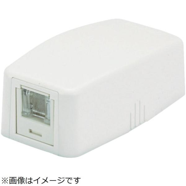 パンドウイット パンドウイット　ＣＡＴ６ローゼットボックスキット　シャッター付き　１個口白