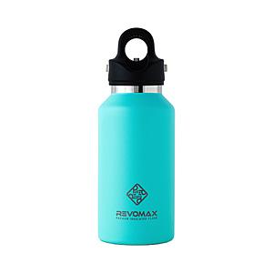 REVOMAX 炭酸対応真空断熱ボトル 12oz［355ml/ワンタッチ］ REVOMAX ターコイ...