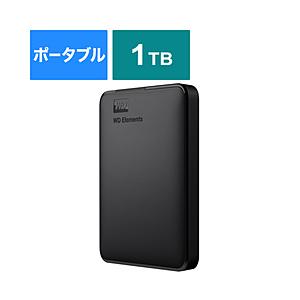 Western Digital WDBUZG0010BBK-JESE ［ポータブル型 /1TB］ 外...