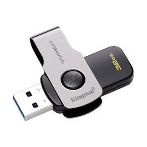 Kingston USBメモリ DataTraveler Swivl ブラック DTSWIVL/32GB ［32GB /USB3.1 /USB TypeA /回転式］ [振込不可]