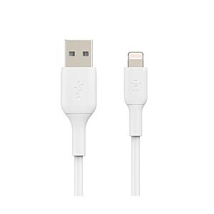 BELKIN BOOST↑CHARGE USB-A to ライトニング PVCケーブル  3m  ホワイト CAA001bt3MWH