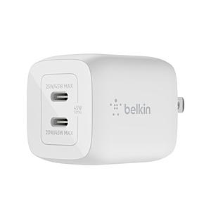 BELKIN BOOST↑CHARGE PRO デュアルUSB-C GaN ウォールチャージャー P...