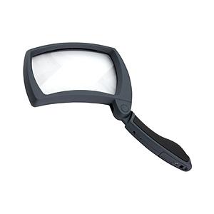 CARSON Carson LEDライト付き 折り畳みハンディルーペ 2倍  ブラック CARSON...