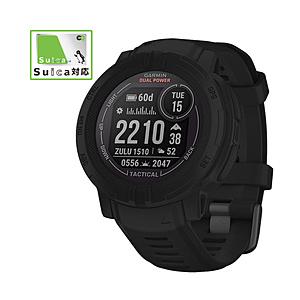 GARMIN(ガーミン) 010-02627-43 【Suica対応】Instinct 2 Dual Power  Tactical Edition Black