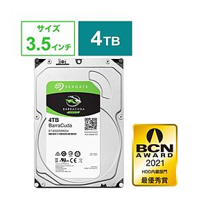 Seagate 内蔵HDD　Barracuda ST4000DM004 バルク品 (3.5インチ/4...