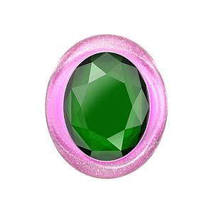 POPSOCKETS 3D ポップグリップ  エメラルド スイーツ ジュエル 806536