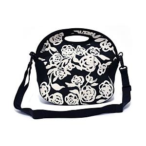 BUILT レリッシュバッグ ガーデンローズ  ブラック＆ホワイト 8098