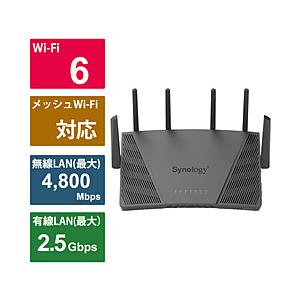 SYNOLOGY Wi-Fiルーター RT6600ax ［Wi-Fi 6(ax) /IPv6対応