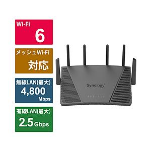 SYNOLOGY Wi-Fiルーター   RT6600ax ［Wi-Fi 6(ax) /IPv6対応］