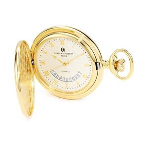 インテック 懐中時計 クォーツ 47mm ハンター CHARLES-HUBERT(チャールズ・ヒュー...