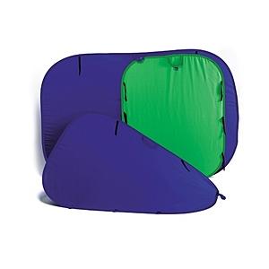 ラストライト クロマキー背景リバーシブル1.5×1.8m ブルー／グリーン LLLC5687