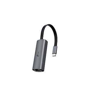 TPLINK LAN変換アダプタ [USB-C オス→メス LAN] 2.5Gbps対応(Chrom...