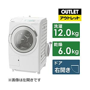 ドラム式洗濯乾燥機 ホワイト BD-STX120HR-W [洗濯12.0kg /乾燥6.0kg /ヒ...