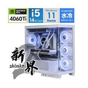 STORM ゲーミングデスクトップパソコン ホワイト S2-144F46Ti8G 