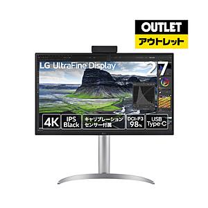 LG(エルジー) ゲーミングモニター  ブラック 27UQ85RV-W ［27型 /4K(3840×...