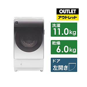 SHARP(シャープ) ドラム式洗濯機  クリスタルシルバー  ［洗濯11.0kg /乾燥6.0kg...