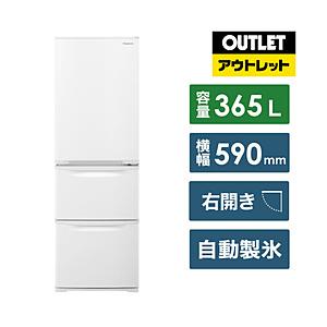 【基本設置料金セット】冷蔵庫 Cタイプ グレイスホワイト NR-C374C-W [幅59cm /36...