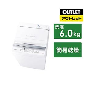 TOSHIBA(東芝) 全自動洗濯機 ピュアホワイト AW-6GA2-W [洗濯6.0kg /簡易乾...