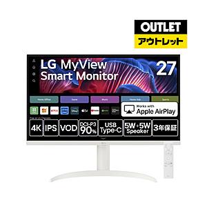 LG(エルジー) USB-C対応 PCモニター MyView Smart Monitor 27SR7...