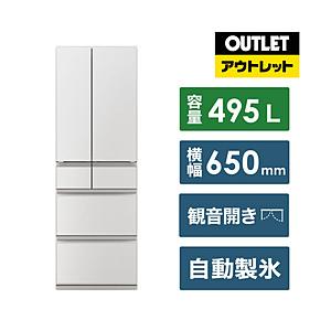 冷蔵庫 WZシリーズ グランドリネンホワイト MR-WZ50K-W [幅65cm /495L /6ド...