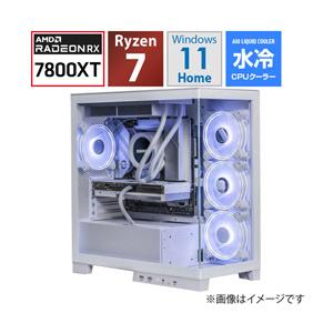 STORM ゲーミングデスクトップパソコン ホワイト S2-78X3D78XT   ［RX 7800...
