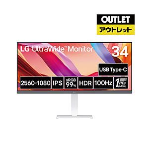 LG(エルジー) USB-C対応 PCモニター LG UltraWide  34U530A-W ［3...
