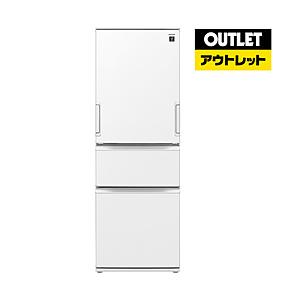 冷蔵庫 シルキーマットホワイト SJ-PW37P-W [幅60cm /374L /3ドア /左右開き...