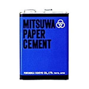 ミツワ(セメント) ペーパーセメント・両面塗り （4立缶 3800cc）