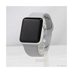 〔中古〕Apple(アップル)  Apple Watch Series 3 GPS 42mm シルバーアルミニウムケース フォッグスポーツバンド