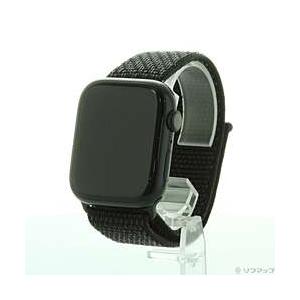 〔中古〕Apple(アップル)  Apple Watch Series 7 Nike GPS 45mm ミッドナイトアルミニウムケース ブラックNikeスポーツループ