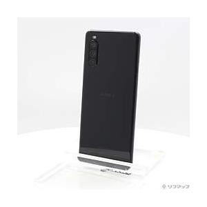 〔中古〕SONY(ソニー)  Xperia 10 II 64GB ブラック SO-41A docomoロック解除SIMフリー｜y-sofmap