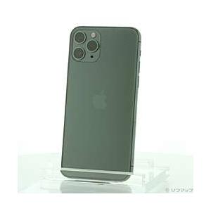 〔中古〕Apple(アップル)  iPhone11 Pro 256GB ミッドナイトグリーン MWCC2J／A SIMフリー