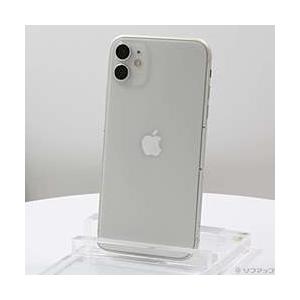 〔中古〕Apple(アップル)  iPhone11 64GB ホワイト MWLU2J／A SIMフリ...