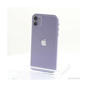 〔中古〕Apple(アップル)  iPhone11 64GB パープル MWLX2J／A SIMフリ...