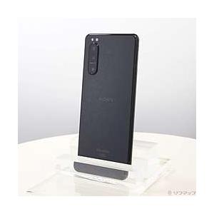 〔中古〕SONY(ソニー)  Xperia 5 II 128GB ブラック SO-52A docomoロック解除SIMフリー｜y-sofmap