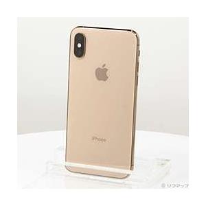 〔中古〕Apple(アップル)  iPhoneXS 256GB ゴールド MTE22J／A SIMフ...