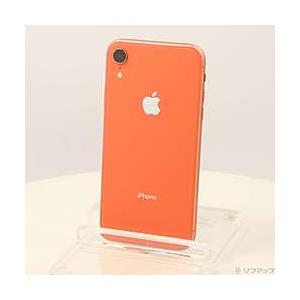 〔中古〕Apple(アップル)  iPhoneXR 64GB コーラル MT0A2J／A SIMフリ...