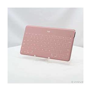 〔中古〕logicool(ロジクール)  KEYS-TO-GO iK1042BP ブラッシュピンク