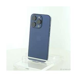 〔中古〕Apple(アップル)  iPhone15 Pro 256GB ブルーチタニウム MTUG3...