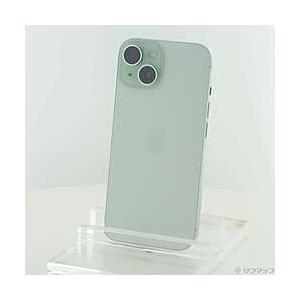 〔中古〕Apple(アップル)  iPhone15 256GB グリーン MTMT3J／A SIMフ...